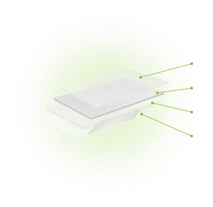 Слои плёнки.